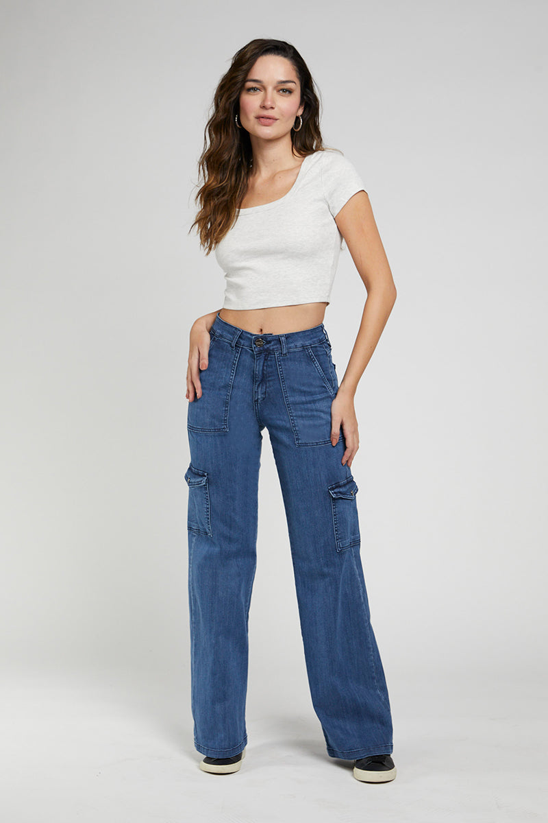 Wide Leg Jeans 4837