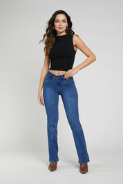 Jeans Tiro Alto Recto 4886