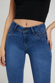 Jeans Tiro Alto Recto 4886