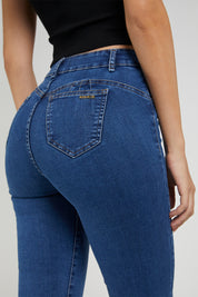 Jeans Tiro Alto Recto 4886